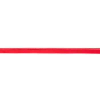 elastisches Glanz-Paspelband Helles Rot